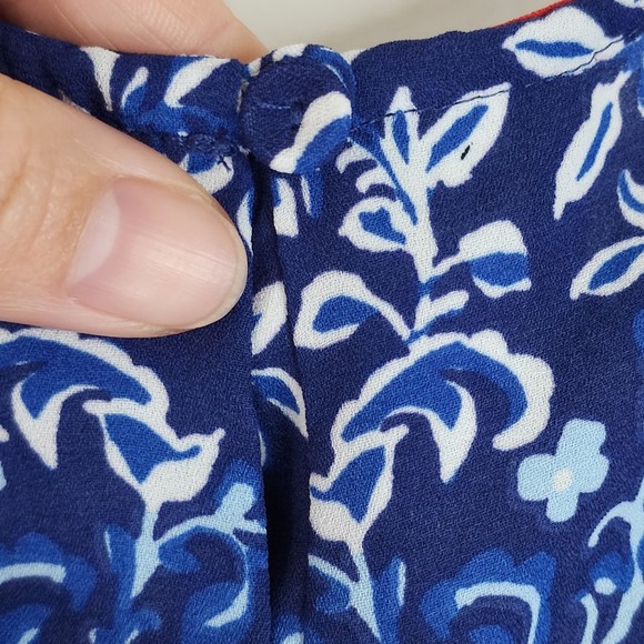 Daniel Rainn for Stitch Fix Angelyne Button Back Detail Top Coral Small … - Picture 4 of 9